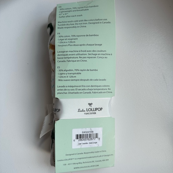Loulou lollipop swaddle blanket - Picture 3 of 3
